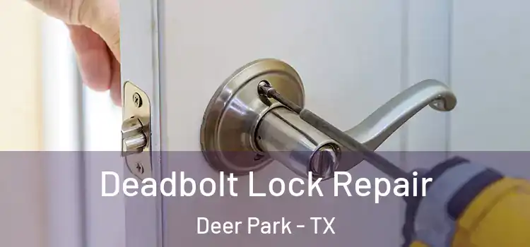 Deadbolt Lock Repair Deer Park - TX