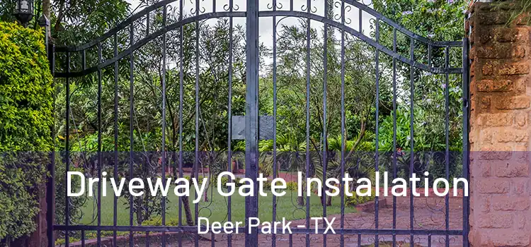 Driveway Gate Installation Deer Park - TX
